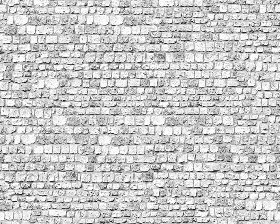 Textures   -   ARCHITECTURE   -   STONES WALLS   -   Stone blocks  - Wall stone with regular blocks texture seamless 08317 - Bump