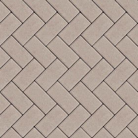 Textures   -   ARCHITECTURE   -   PAVING OUTDOOR   -   Concrete   -  Herringbone - Concrete paving herringbone outdoor texture seamless 05815