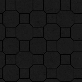Textures   -   ARCHITECTURE   -   PAVING OUTDOOR   -   Concrete   -   Blocks mixed  - Paving concrete mixed size texture seamless 05587 - Specular