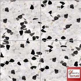 Textures   -   ARCHITECTURE   -   TILES INTERIOR   -  Terrazzo - Terrazzo floor tile PBR texture-seamless 21569