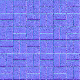 Textures   -   ARCHITECTURE   -   PAVING OUTDOOR   -   Concrete   -   Blocks damaged  - Concrete paving outdoor damaged texture seamless 05506 - Normal