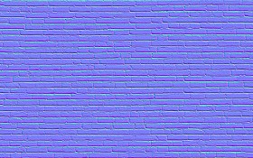 Textures   -   ARCHITECTURE   -   BRICKS   -   White Bricks  - White bricks texture seamless 00516 - Normal