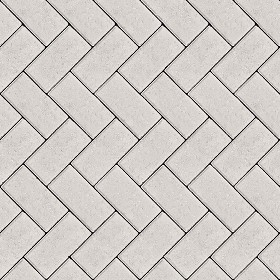 Textures   -   ARCHITECTURE   -   PAVING OUTDOOR   -   Concrete   -  Herringbone - Concrete paving herringbone outdoor texture seamless 05817