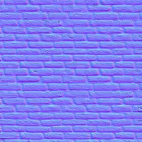 Textures   -   ARCHITECTURE   -   BRICKS   -   Colored Bricks   -   Rustic  - Texture colored bricks rustic seamless 00028 - Normal