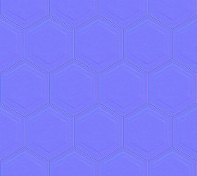 Textures   -   ARCHITECTURE   -   TILES INTERIOR   -   Hexagonal mixed  - Concrete hexagonal tile texture seamless 18116 - Normal