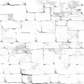 Textures   -   ARCHITECTURE   -   STONES WALLS   -   Stone blocks  - Wall stone with regular blocks texture seamless 08321 - Ambient occlusion
