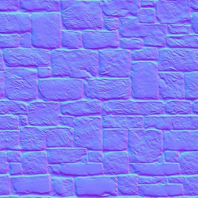 Textures   -   ARCHITECTURE   -   STONES WALLS   -   Stone blocks  - Wall stone with regular blocks texture seamless 08321 - Normal