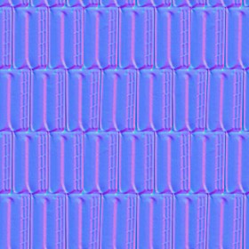 Textures   -   ARCHITECTURE   -   ROOFINGS   -   Clay roofs  - Clay roofing Marseille texture seamless 03342 - Normal