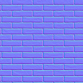 Textures   -   ARCHITECTURE   -   BRICKS   -   Facing Bricks   -   Smooth  - Facing smooth bricks texture seamless 00252 - Normal