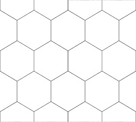 Textures   -   ARCHITECTURE   -   TILES INTERIOR   -   Hexagonal mixed  - Concrete hexagonal tile texture seamless 20287 - Bump