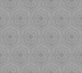 Textures   -   ARCHITECTURE   -   TILES INTERIOR   -   Hexagonal mixed  - Concrete hexagonal tile texture seamless 20287 - Displacement