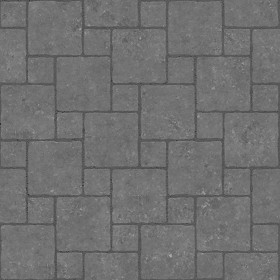 Textures   -   ARCHITECTURE   -   PAVING OUTDOOR   -   Pavers stone   -   Blocks mixed  - Pavers stone mixed size texture seamless 06117 - Displacement