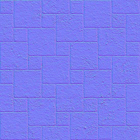Textures   -   ARCHITECTURE   -   PAVING OUTDOOR   -   Pavers stone   -   Blocks mixed  - Pavers stone mixed size texture seamless 06117 - Normal