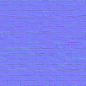 Textures   -   ARCHITECTURE   -   BRICKS   -   Facing Bricks   -   Rustic  - Rustic bricks texture seamless 00203 - Normal