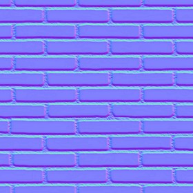Textures   -   ARCHITECTURE   -   BRICKS   -   Colored Bricks   -   Smooth  - Texture colored bricks smooth seamless 00081 - Normal