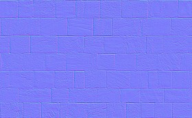 Textures   -   ARCHITECTURE   -   STONES WALLS   -   Claddings stone   -   Exterior  - Slate wall cladding stone texture seamless 19347 - Normal