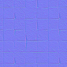 Textures   -   ARCHITECTURE   -   CONCRETE   -   Plates   -   Clean  - Clean cinder block texture seamless 01653 - Normal