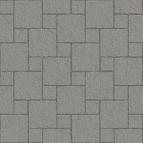 Textures   -   ARCHITECTURE   -   PAVING OUTDOOR   -   Pavers stone   -  Blocks mixed - Pavers stone mixed size texture seamless 06118