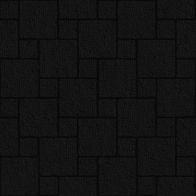 Textures   -   ARCHITECTURE   -   PAVING OUTDOOR   -   Pavers stone   -   Blocks mixed  - Pavers stone mixed size texture seamless 06118 - Specular