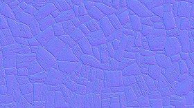 Textures   -   ARCHITECTURE   -   STONES WALLS   -   Claddings stone   -   Exterior  - Travertine flagstones wall cladding texture seamless 19364 - Normal
