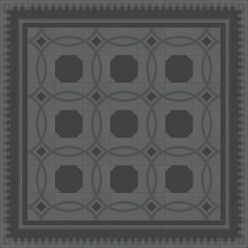 Textures   -   ARCHITECTURE   -   TILES INTERIOR   -   Cement - Encaustic   -   Cement  - Cement concrete tile texture seamless 13346 - Specular