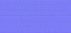 Textures   -   ARCHITECTURE   -   STONES WALLS   -   Claddings stone   -   Exterior  - Travertine wall cladding texture seamless 20497 - Normal