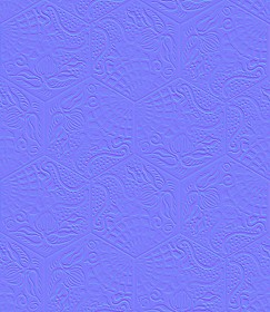 Textures   -   ARCHITECTURE   -   TILES INTERIOR   -   Hexagonal mixed  - Concrete hexagonal tile texture seamless 20290 - Normal