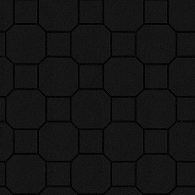 Textures   -   ARCHITECTURE   -   PAVING OUTDOOR   -   Concrete   -   Blocks mixed  - Paving concrete mixed size texture seamless 05594 - Specular