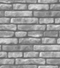 Textures   -   ARCHITECTURE   -   STONES WALLS   -   Claddings stone   -   Exterior  - Stones wall cladding texture seamless 21296 - Displacement