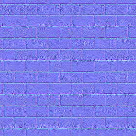 Textures   -   ARCHITECTURE   -   CONCRETE   -   Plates   -   Clean  - Clean cinder block texture seamless 01656 - Normal