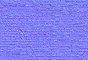 Textures   -   ARCHITECTURE   -   BRICKS   -   Damaged bricks  - Damaged bricks texture seamless 00135 - Normal
