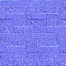 Textures   -   ARCHITECTURE   -   PAVING OUTDOOR   -   Pavers stone   -   Blocks mixed  - Pavers stone mixed size texture seamless 06121 - Normal