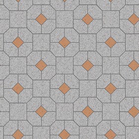 Textures   -   ARCHITECTURE   -   PAVING OUTDOOR   -   Concrete   -  Blocks mixed - Paving concrete mixed size texture seamless 05595