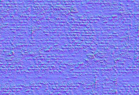 Textures   -   ARCHITECTURE   -   BRICKS   -   Damaged bricks  - Damaged bricks texture seamless 00136 - Normal