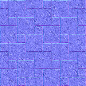 Textures   -   ARCHITECTURE   -   PAVING OUTDOOR   -   Pavers stone   -   Blocks mixed  - Pavers stone mixed size texture seamless 06122 - Normal