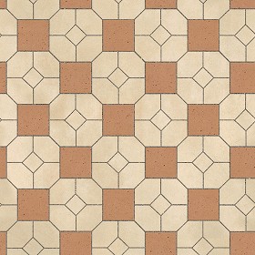 Textures   -   ARCHITECTURE   -   PAVING OUTDOOR   -   Concrete   -  Blocks mixed - Paving concrete mixed size texture seamless 05596