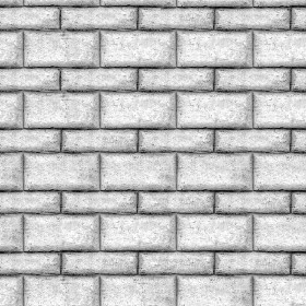 Textures   -   ARCHITECTURE   -   STONES WALLS   -   Stone blocks  - Rome wall stone with regular blocks texture seamless 08327 - Bump