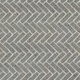 Textures   -   ARCHITECTURE   -   PAVING OUTDOOR   -   Concrete   -  Herringbone - Concrete paving herringbone outdoor texture seamless 05825
