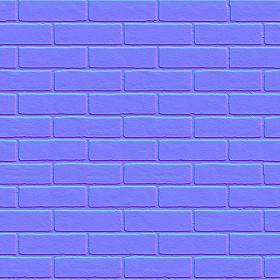 Textures   -   ARCHITECTURE   -   BRICKS   -   Facing Bricks   -   Smooth  - Facing smooth bricks texture seamless 00285 - Normal