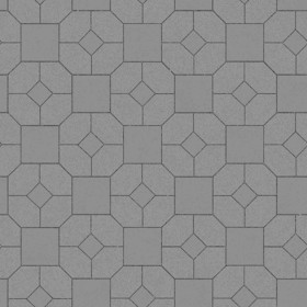Textures   -   ARCHITECTURE   -   PAVING OUTDOOR   -   Concrete   -   Blocks mixed  - Paving concrete mixed size texture seamless 05597 - Displacement