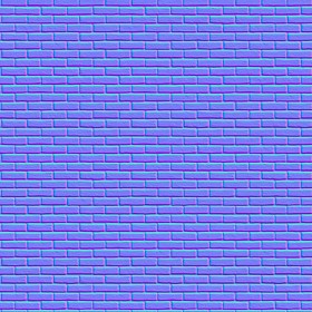 Textures   -   ARCHITECTURE   -   BRICKS   -   Facing Bricks   -   Rustic  - Rustic bricks texture seamless 00209 - Normal