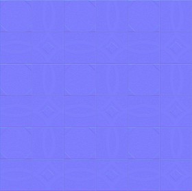 Textures   -   ARCHITECTURE   -   TILES INTERIOR   -   Cement - Encaustic   -   Cement  - Cement concrete tile texture seamless 13351 - Normal