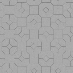 Textures   -   ARCHITECTURE   -   PAVING OUTDOOR   -   Concrete   -   Blocks mixed  - Paving concrete mixed size texture seamless 05598 - Displacement