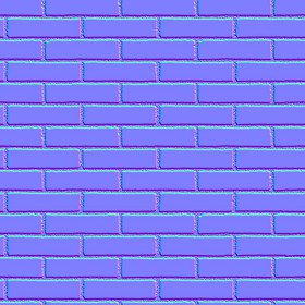 Textures   -   ARCHITECTURE   -   BRICKS   -   Facing Bricks   -   Smooth  - Facing smooth bricks texture seamless 00287 - Normal