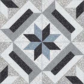 Textures   -   ARCHITECTURE   -   TILES INTERIOR   -  Terrazzo - terrazzo cementine tiles pbr texture seamless 22098