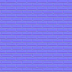Textures   -   ARCHITECTURE   -   BRICKS   -   Colored Bricks   -   Smooth  - Texture colored bricks smooth seamless 00089 - Normal