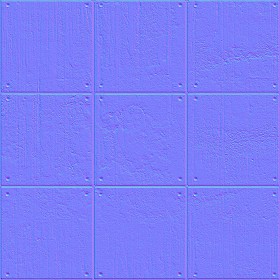 Textures   -   ARCHITECTURE   -   CONCRETE   -   Plates   -   Dirty  - Concrete dirt plates wall texture seamless 01750 - Normal