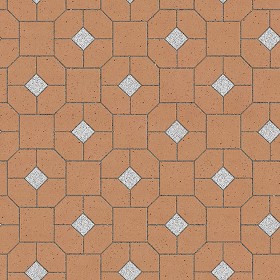 Textures   -   ARCHITECTURE   -   PAVING OUTDOOR   -   Concrete   -  Blocks mixed - Paving concrete mixed size texture seamless 05600