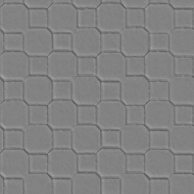 Textures   -   ARCHITECTURE   -   PAVING OUTDOOR   -   Concrete   -   Blocks regular  - Paving outdoor concrete regular block texture seamless 05664 - Displacement