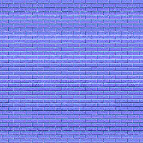 Textures   -   ARCHITECTURE   -   BRICKS   -   Facing Bricks   -   Rustic  - Rustic bricks texture seamless 00212 - Normal